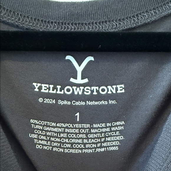 Torrid Yellowstone Black T-Shirt - Picture 2 of 4